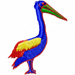 Pelican Swan Embroidery Design 2 Pelican Swan Embroidery Design 2